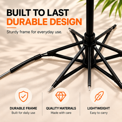 Umbrella frame durable design