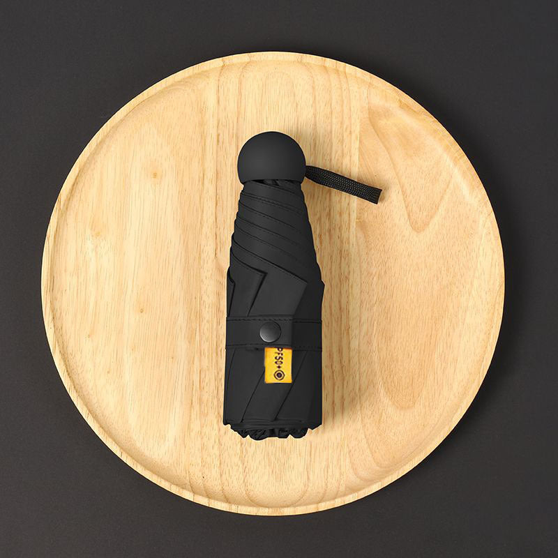 Avelune umbrella - Obsidian Black - Capsule Umbrella (曜石黑 胶囊伞)