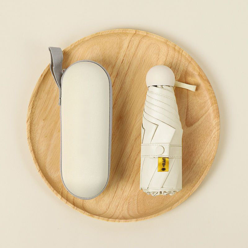 Avelune umbrella - Ivory Beige - With Capsule Case (梧桐米 +胶囊盒)