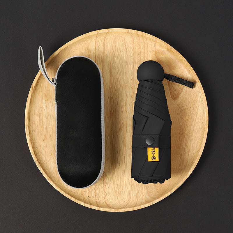 Avelune umbrella - Obsidian Black - With Capsule Case (曜石黑 +胶囊盒)