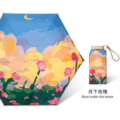 Avelune umbrella - Moonlit Rose (月下玫瑰)